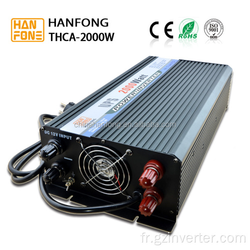 2000W 12VDC à 220VAC UPS Power Invertor / Converter Charger